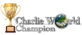 Charlie World  Champion - Banner